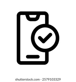 booking icon. vector line icon for your website, mobile, presentation, and logo design.