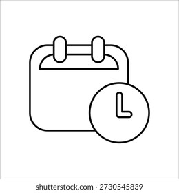 Iconos de reserva. Ilustración vectorial de línea simple