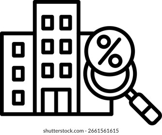 Booking Line vector Icon Design