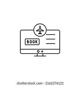 Reserva, Venta, Solicitud De Plantilla De Logotipo De Ilustración De Ilustración De Icono De Línea Delgada. Idóneo Para Muchos Fines.
