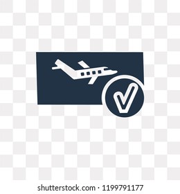 Booking vector icon isolated on transparent background, Booking transparency concept can be used web and mobile