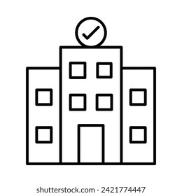 Booking Vector Line Icon Design