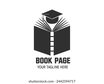 Book-Inspired Logo Concepts, Logos for Book Lovers, Bookish Logo Design Collection, Artistic Logos for Literary Brands, Elegant Book Logo Creations, Symbolic Logos for Publishing Houses, Logo Designs