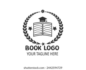 Book-Inspired Logo Concepts, Logos for Book Lovers, Bookish Logo Design Collection, Artistic Logos for Literary Brands, Elegant Book Logo Creations, Symbolic Logos for Publishing Houses, Logo Designs