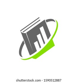 Bookkeeping Accounting Document logo design template Isolated