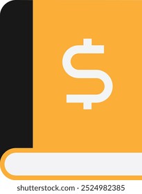 Bookkeeping Finance Document Icon Vector Flat Illustration