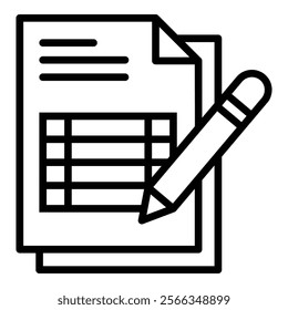 Bookkeeping Icon Element For Design