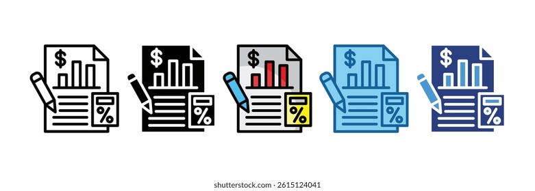 Bookkeeping Icon Element For Design