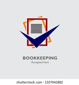 Bookkeeping Simple Creative Design Logo