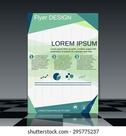 Booklet abstract design. Business report, magazine, flyer, poster, banner, placard, brochure cover vector template.