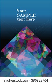  booklet abstract geometrical background