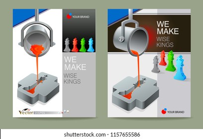 Booklet of a brand making kings and leaders  