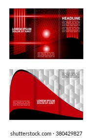 Booklet catalog brochure folder abstract element
