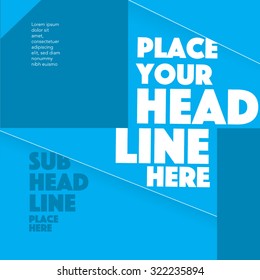 Booklet Cover design template/ Presentation slide layout design/ Brochure cover in vertical format