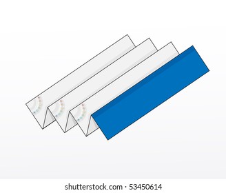 booklet isolated on white background