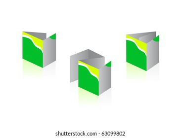 booklet isolated on white background