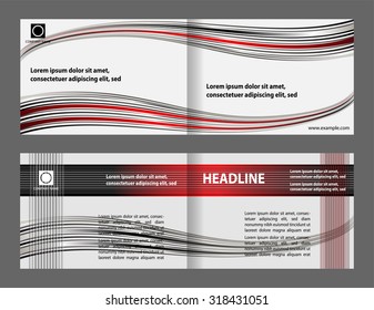 booklet template design catalog brochure folder

