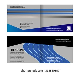 booklet template design catalog brochure abstract 
