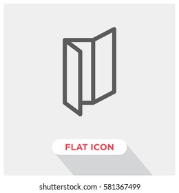 Booklet vector icon, paper symbol. Modern, simple flat vector illustration for web site or mobile app