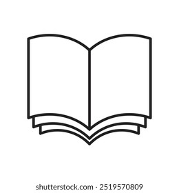 Icono de Bookline. Ilustración vectorial. EPS10