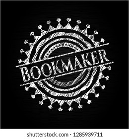 Bookmaker with chalkboard texture