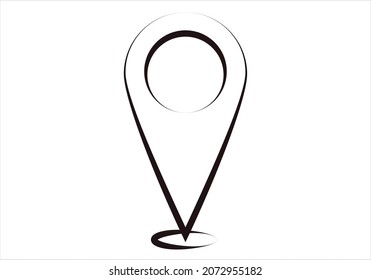 Lesezeichen, schwarzes Symbol auf weißem Hintergrund.