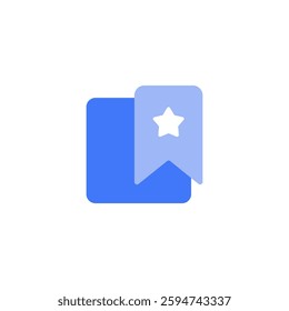 Bookmark Blue Icon designed for Saved Content and Favorite Item