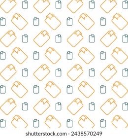 Marcador brillante de moda multicolor patrón de repetición vector ilustración de fondo