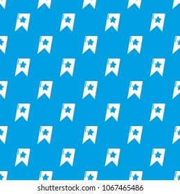 Bookmark browser pattern vector seamless blue repeat for any use