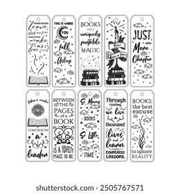 bookmark bundle, coloring bookmarks, bookmark, bookmark laser cut, laser cut files, 