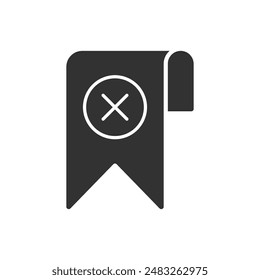 Bookmark Cancel Icon Sign Symbol