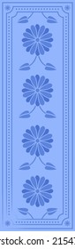Bookmark design. Paper book mark template. Abstract pattern style book separator. Decorative bookmark set. Baby bookmark design for book, notepad. Bookmark banner texture. Vector illustration.