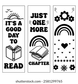 Bookmark design with Quotes Bundle