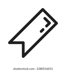 Bookmark Document Icon Vector Ilustration On white Background