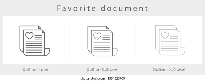 Bookmark Document Icon white background