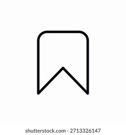 bookmark favorite icon sign vector
