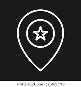 Bookmark, favorite, pin, heart icon vector image. Can also be used for Maps and Location. Suitable for use on web apps, mobile apps and print media.