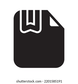 Bookmark Files Icon Solid Style