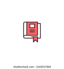 Bookmark Filled line icon. linear style sign for mobile concept and web design. Bookmark Line vector icon. Symbol, logo illustration. Vector graphic