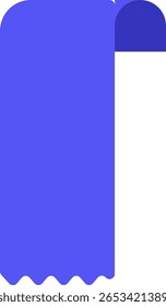 Bookmark is flapping in the wind, creating a sense of movement and anticipation, with copy space available for customization or adding text