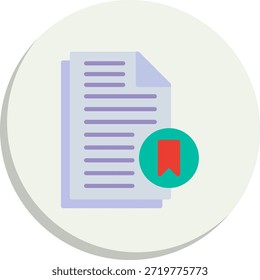 Ícone de Estilo de Círculo Plano de Indicador