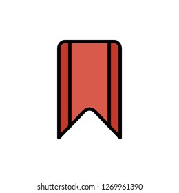 Bookmark flat vector icon sign symbol