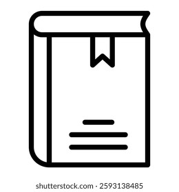 Bookmark Glyph Icon Design For Personal nad Commercial Use