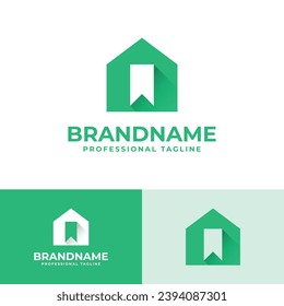 Logo de Bookmark Home, adecuado para negocios relacionados con Bookmark Home
