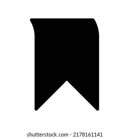 Icono de marcador en negrita negro