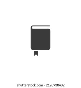 Bookmark Icon Black and White Vector Graphic