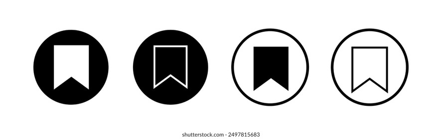 bookmark icon. bookmarks for phone vector icon. bookmark for internet online views. Social media flat icon. Vector illustration. 