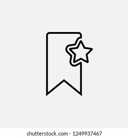 Bookmark icon. Bookmark concept symbol design. Stock - Vector illustration can be used for web