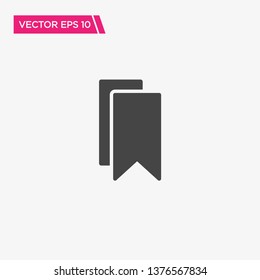 Bookmark Icon Design Concept, Vector EPS10