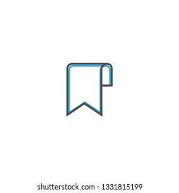 Bookmark icon design. Essential icon vector illustration design